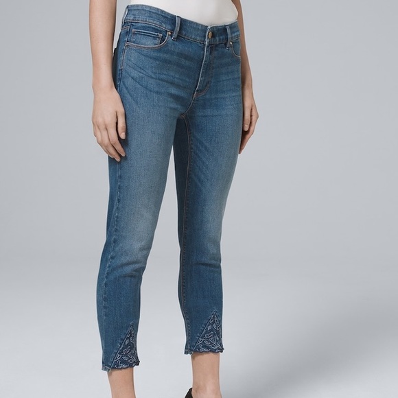 White House Black Market Denim - White House Black Market Skinny Cropped Jean